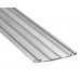 Perfil Barra Chata em Aluminio com 6,00m para uso em policarbonato